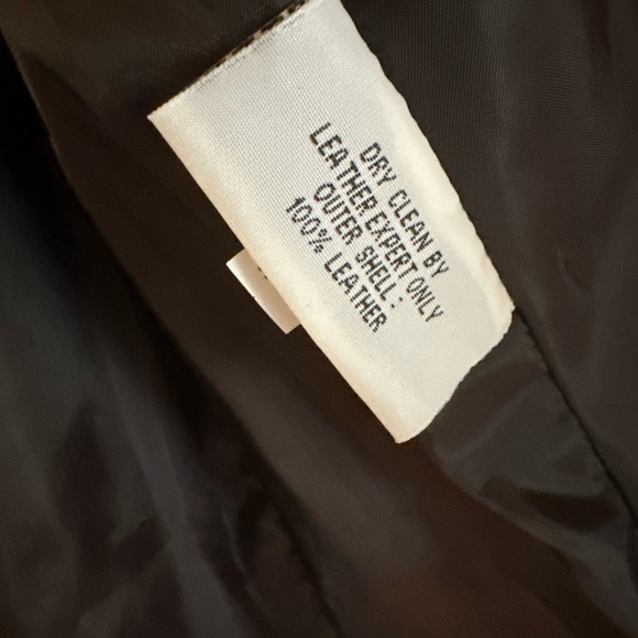 Bod Christensen Genuine Leather Women’s Mid Length Brown Jacket Size M NWT - Picture 10 of 16